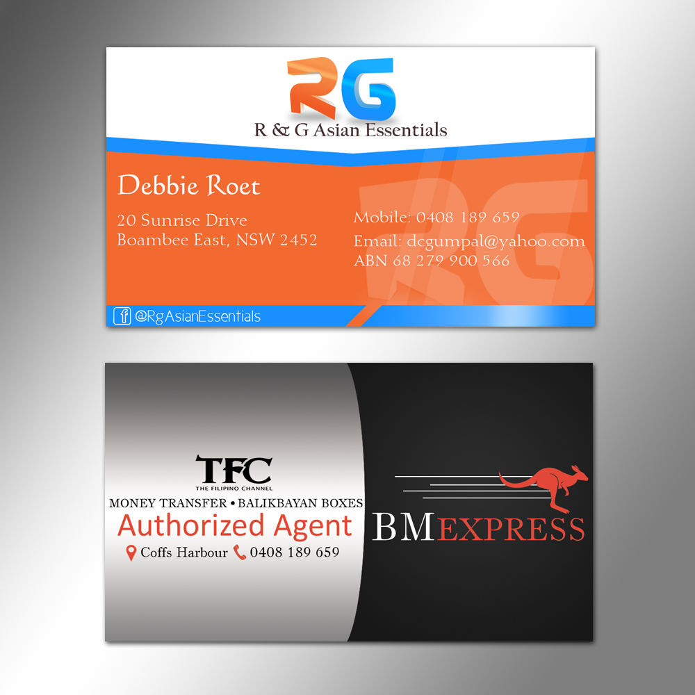 Diseño de Tarjeta de Presentación por Professor P para R & G Asian Essentials | Diseño #3764761