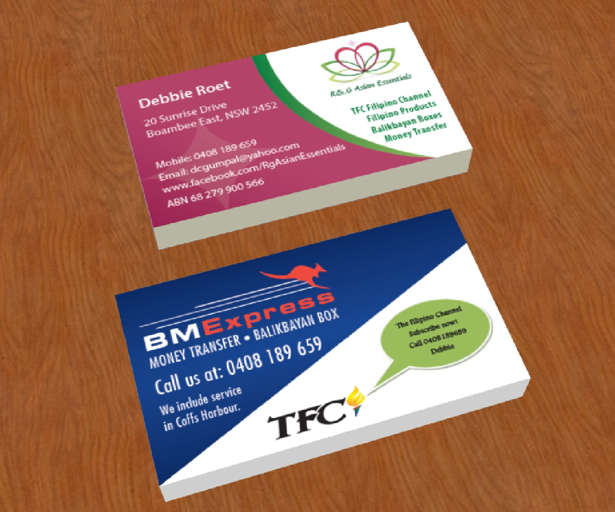 Business Card Design by Mysterious Design X for R & G Asian Essentials | Design #3712882