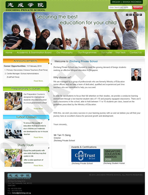 WordPress-Design von Mahe Bhag für clickTRUE Pte Ltd | Design #98306