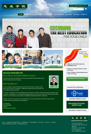 Private School Website Revamp | WordPress-Design von Expert Designer