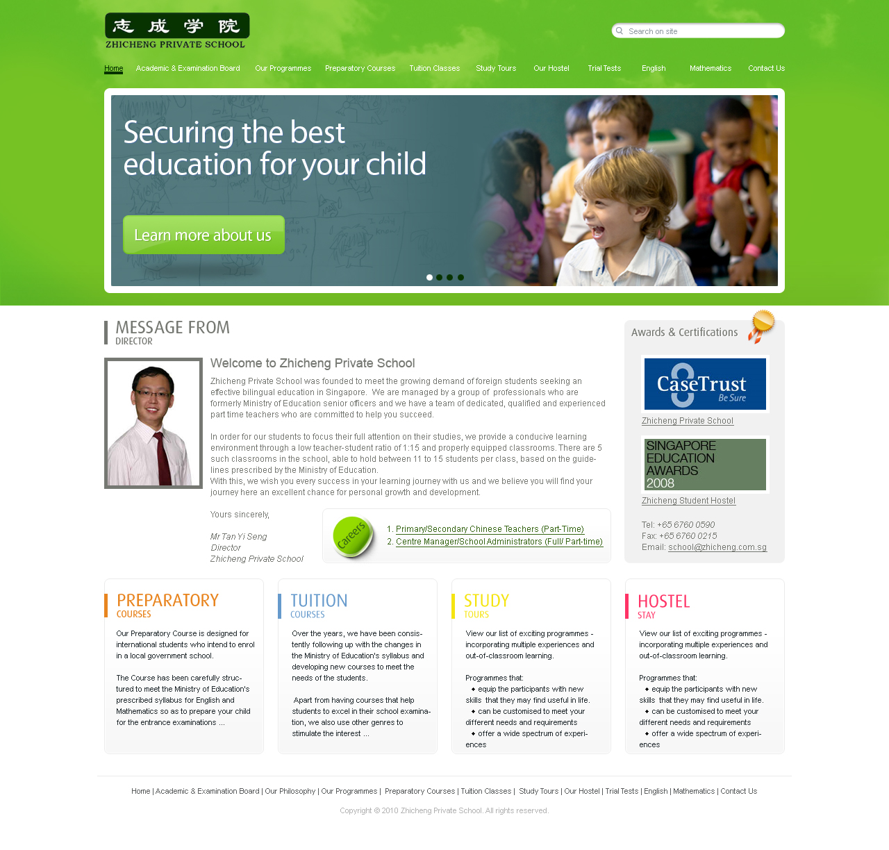 Wordpress Design by Carp Vlad for clickTRUE Pte Ltd | Design #96564