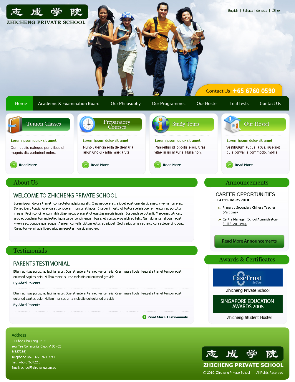 WordPress-Design von Wills für clickTRUE Pte Ltd | Design #99139