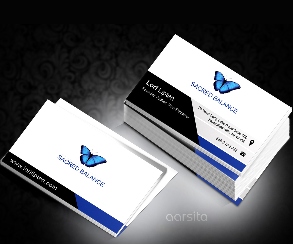 Business Card Design by aarsita for Sacred Balance | Design #3602410