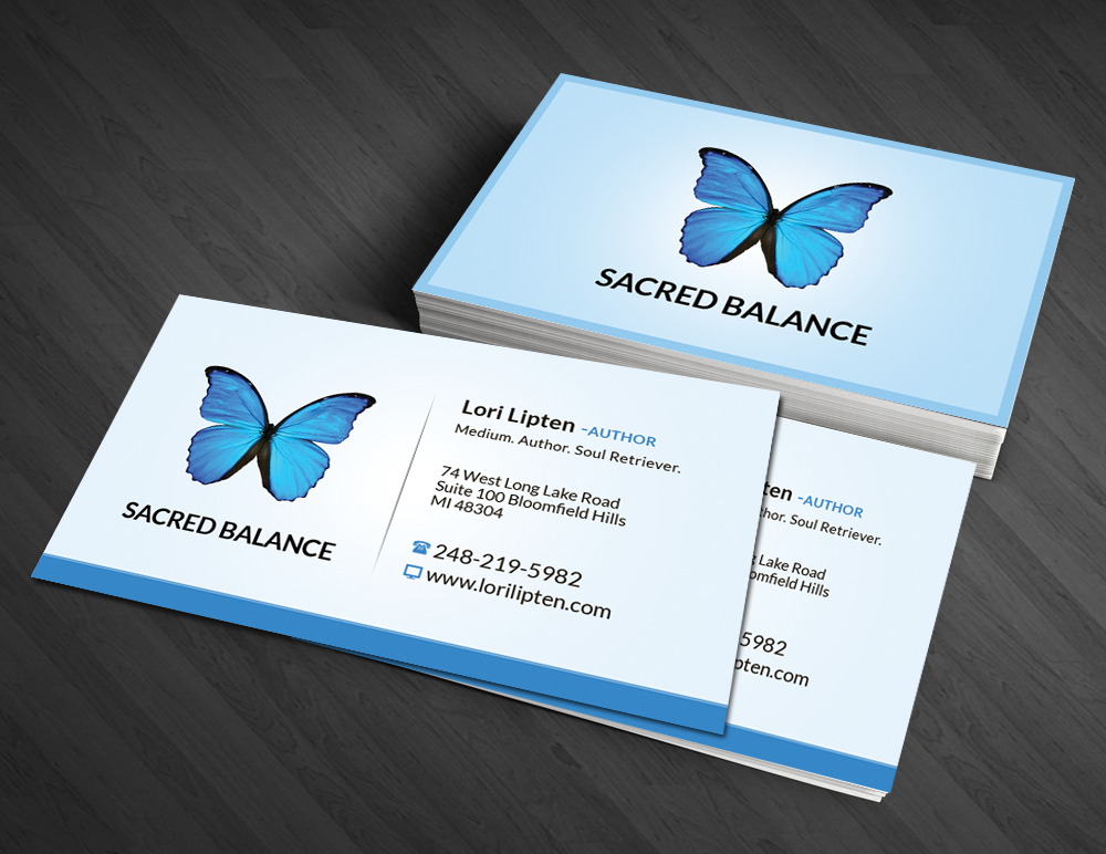 Business Card Design by  Artman for Sacred Balance | Design #3605546
