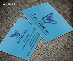 Diseño de Tarjeta de Presentación por Sarah Haroon para Sacred Balance | Diseño: #3590722