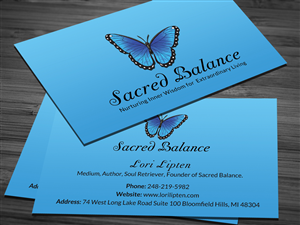 Diseño de Tarjeta de Presentación por Sarah Haroon para Sacred Balance | Diseño: #3591778