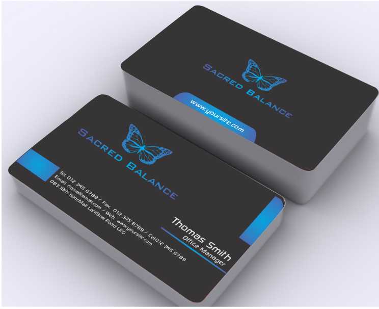 Visitenkarten-Design von AwsomeD für Sacred Balance | Design #3596709