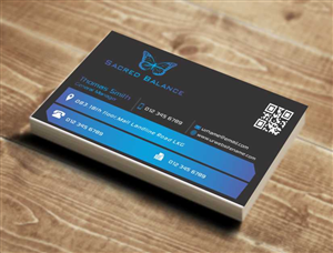 Diseño de Tarjeta de Presentación por AwsomeD para Sacred Balance | Diseño: #3596716