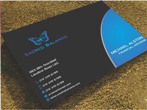 Diseño de Tarjeta de Presentación por AwsomeD para Sacred Balance | Diseño: #3596718