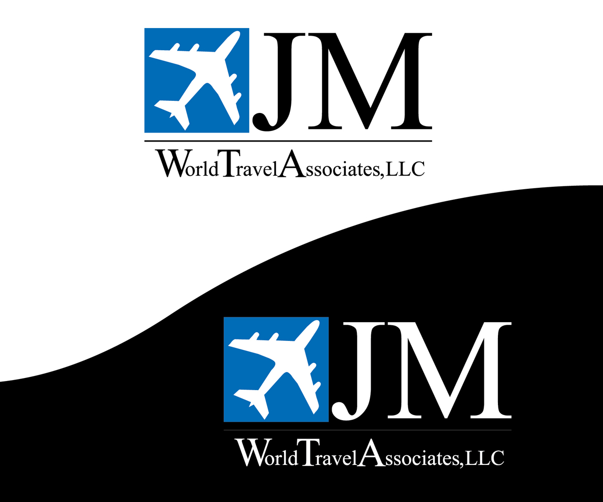 Logo Design by Coosmin for JM World Travel Associates, LLC | Design #3589232