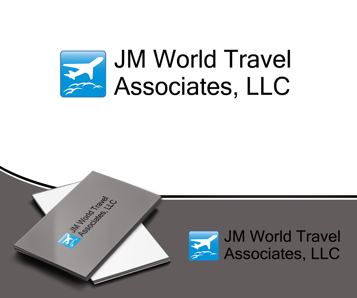 Logo Design by Pixi Dust for JM World Travel Associates, LLC | Design #3590499