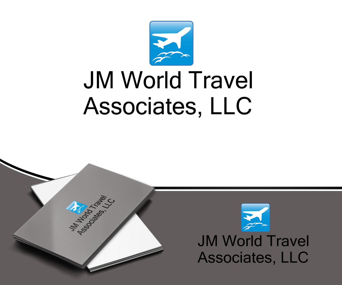 Logo Design by Pixi Dust for JM World Travel Associates, LLC | Design #3590505