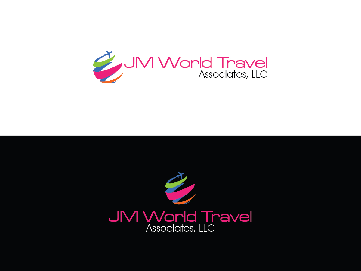 Logo Design by Huzaifa777777 for JM World Travel Associates, LLC | Design #3617721