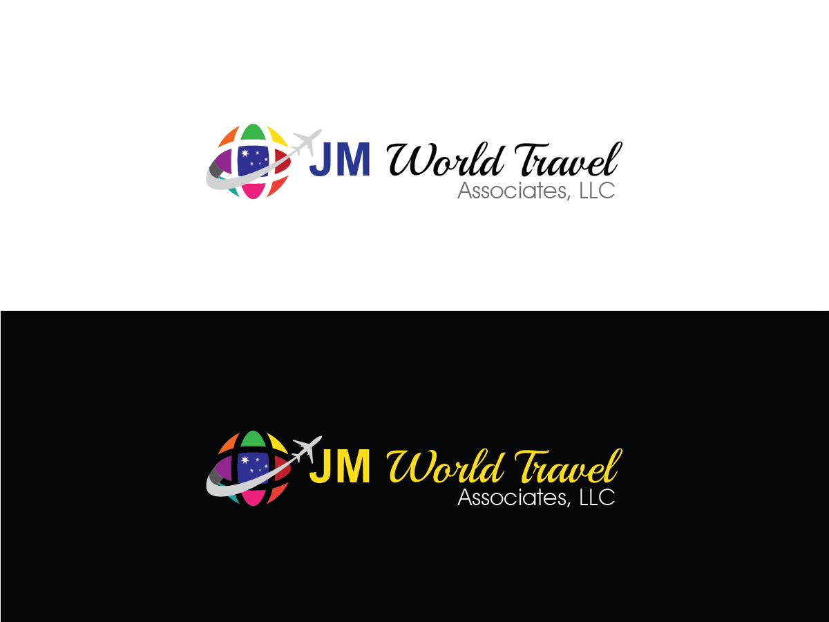 Logo Design by Huzaifa777777 for JM World Travel Associates, LLC | Design #3617723