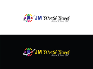 Logo Design by Huzaifa777777 for JM World Travel Associates, LLC | Design: #3617723
