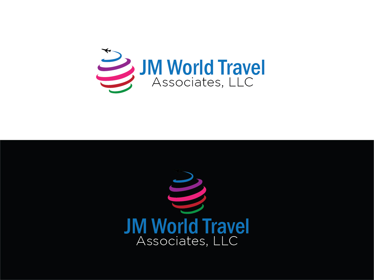 Logo Design by Huzaifa777777 for JM World Travel Associates, LLC | Design #3617724