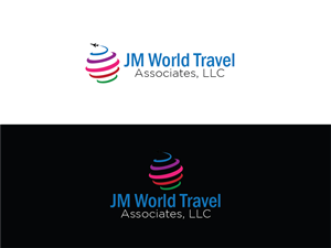 Logo Design by Huzaifa777777 for JM World Travel Associates, LLC | Design: #3617724