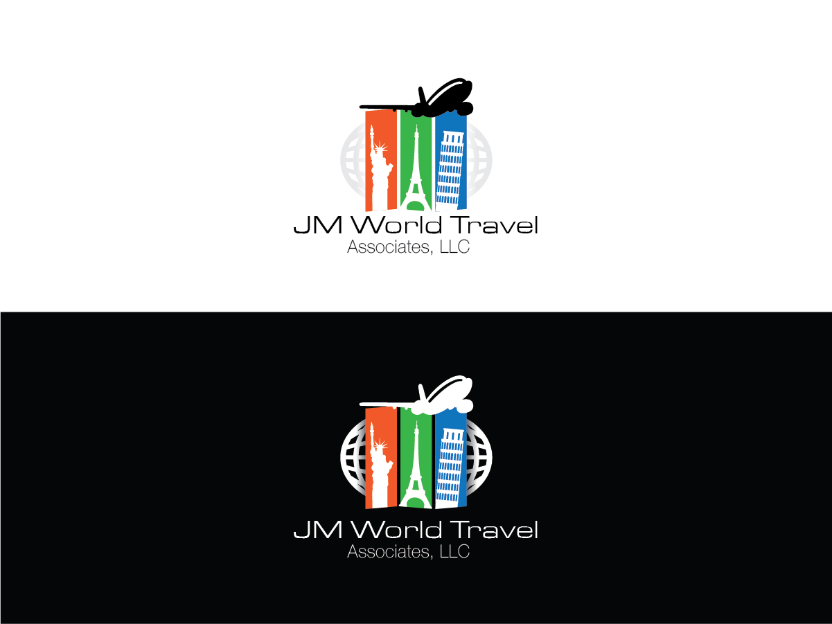 Logo Design by Huzaifa777777 for JM World Travel Associates, LLC | Design #3617726