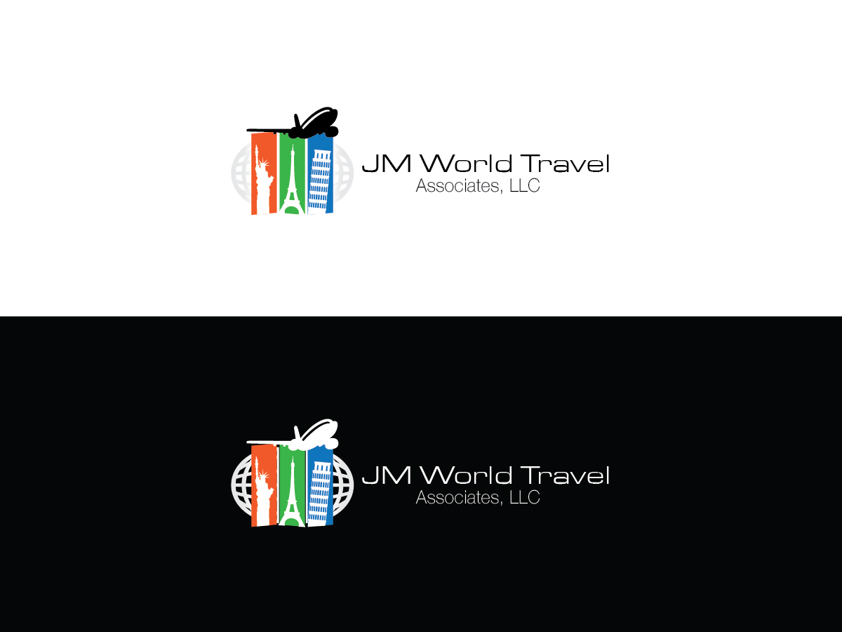 Logo Design by Huzaifa777777 for JM World Travel Associates, LLC | Design #3641856