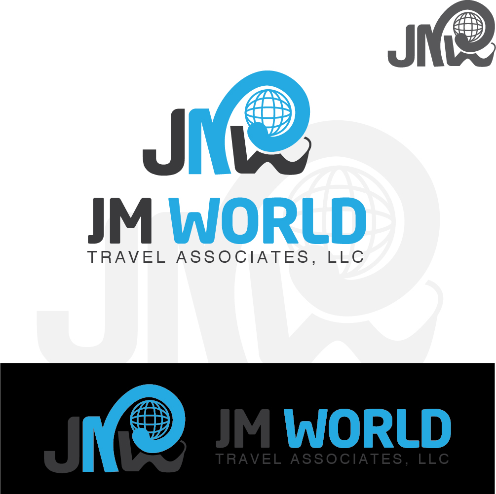 Logo-Design von monetwebdesigns für JM World Travel Associates, LLC | Design #3591499