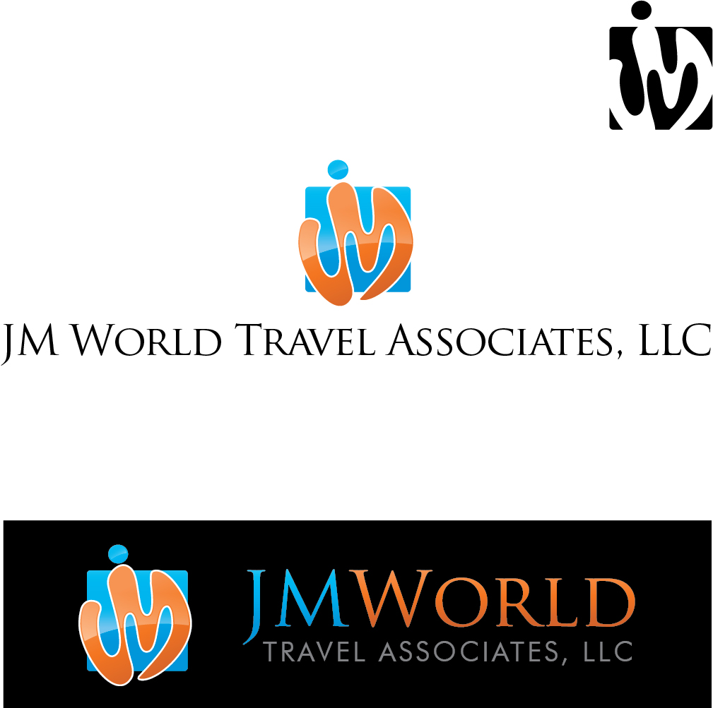 Logo Design by monetwebdesigns for JM World Travel Associates, LLC | Design #3591502