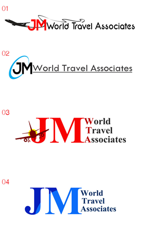 Logo-Design von 99zoom für JM World Travel Associates, LLC | Design #3589425