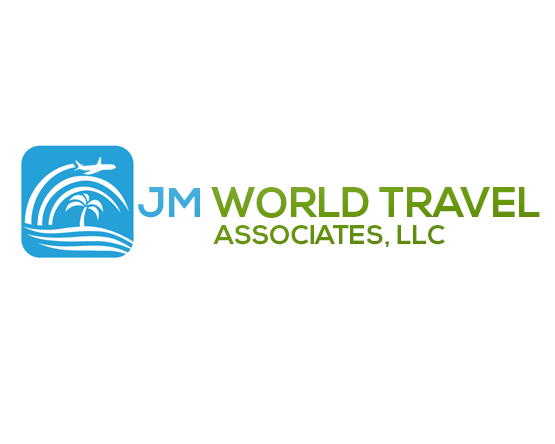 Logo Design by Designs by Wendy for JM World Travel Associates, LLC | Design #3601376