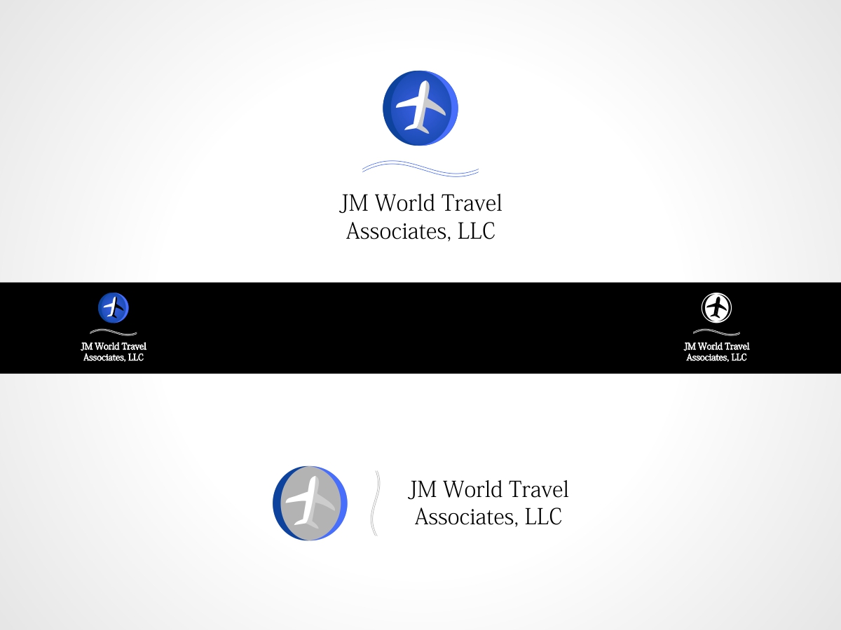 Logo Design by Ivansan for JM World Travel Associates, LLC | Design #3601259