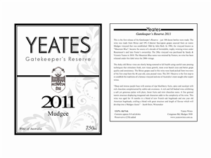 Label Design by Catherine Li for this project | Design: #910131