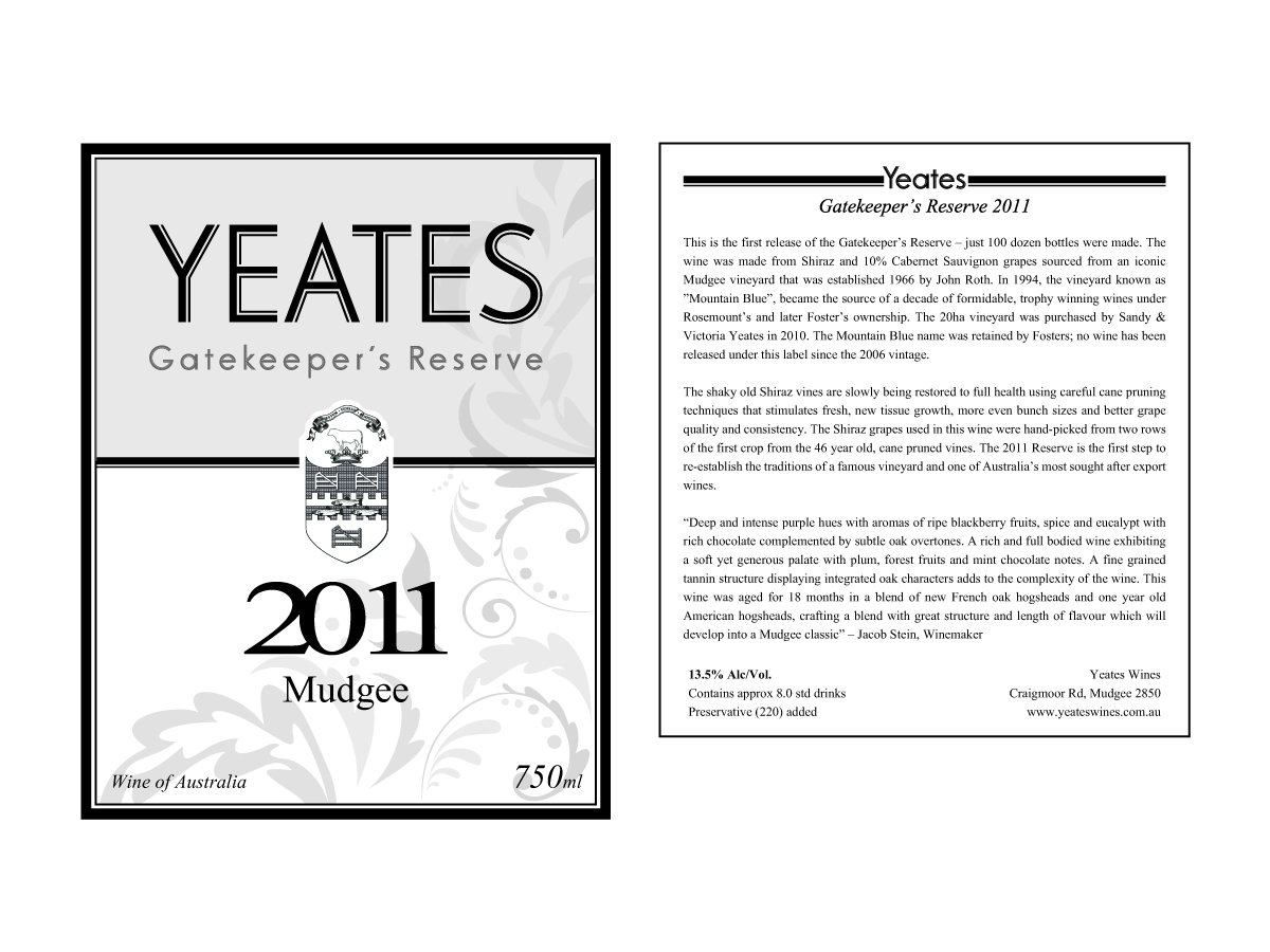 Label Design by Catherine Li for this project | Design #910142