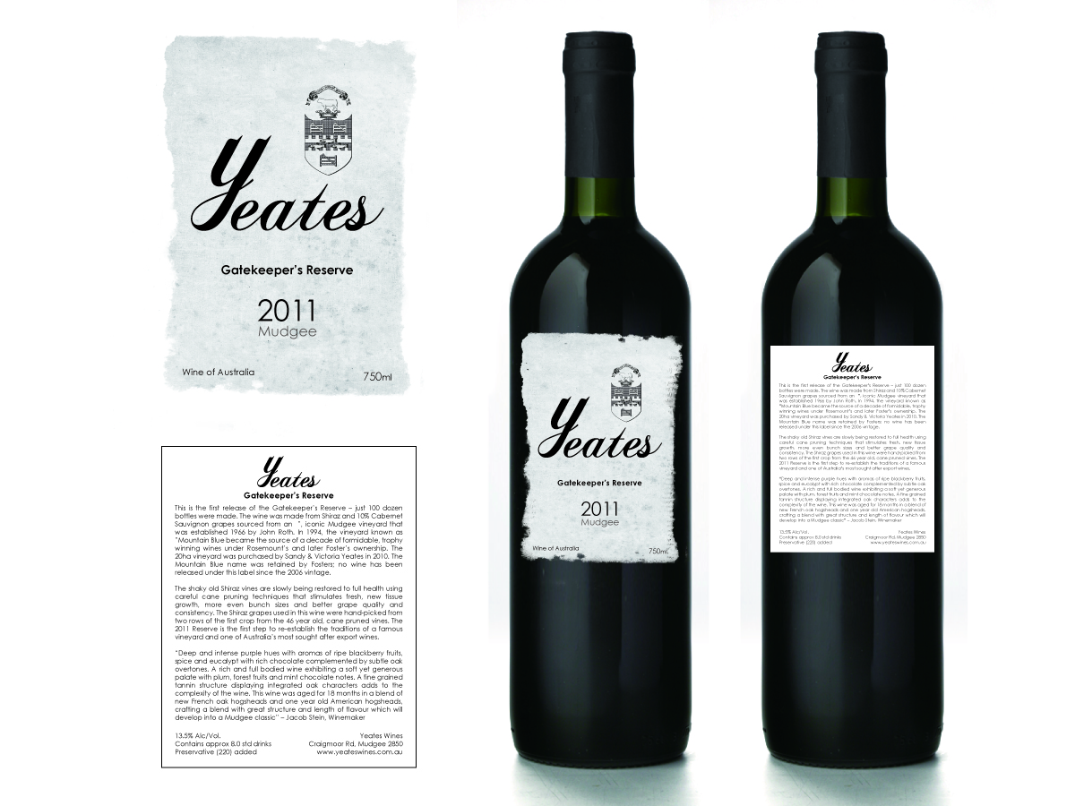 Label Design by Catherine Li for this project | Design #912204