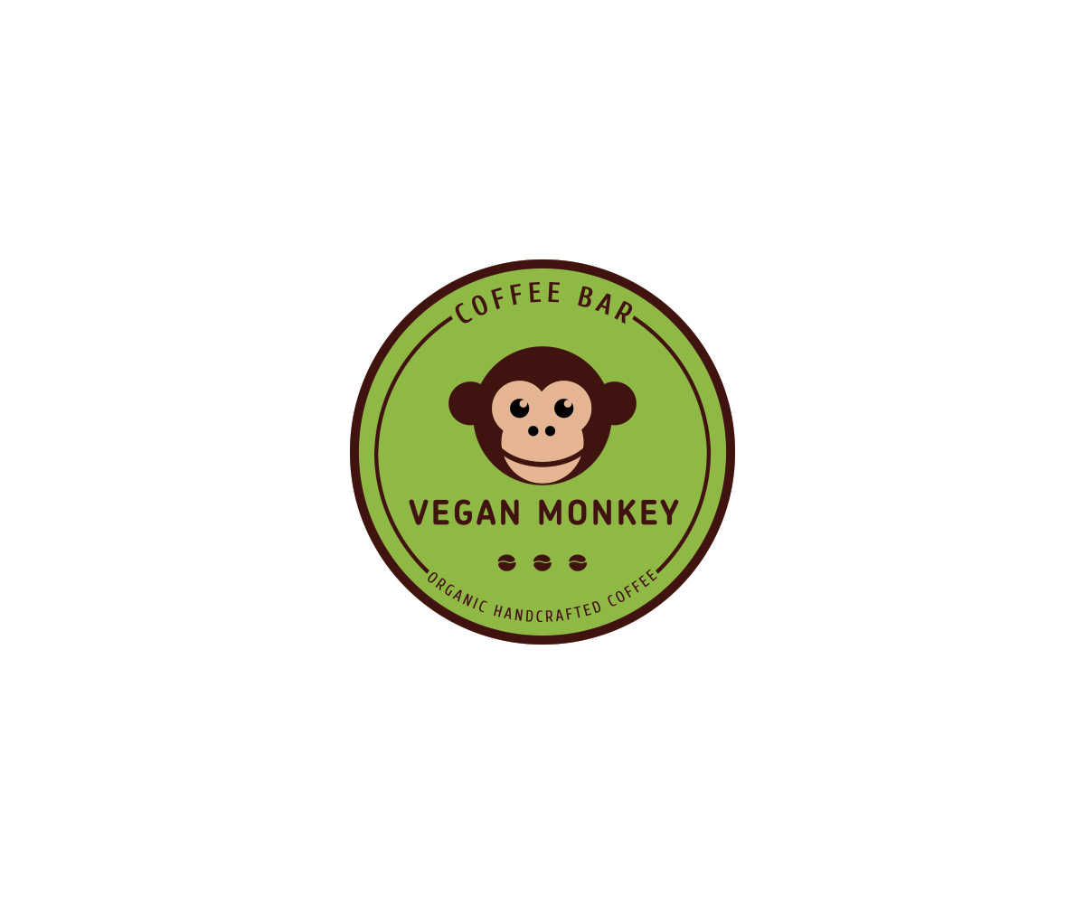 Design de Logo par MariannaY pour Vegan Monkey Coffee Bar  | Design #3599925