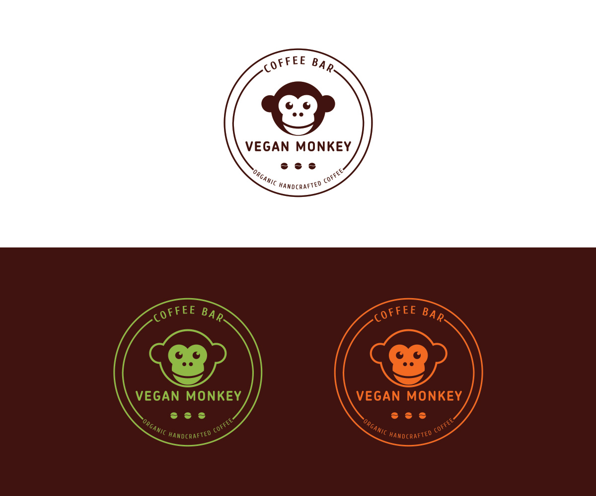 Design de Logo par MariannaY pour Vegan Monkey Coffee Bar  | Design #3599932