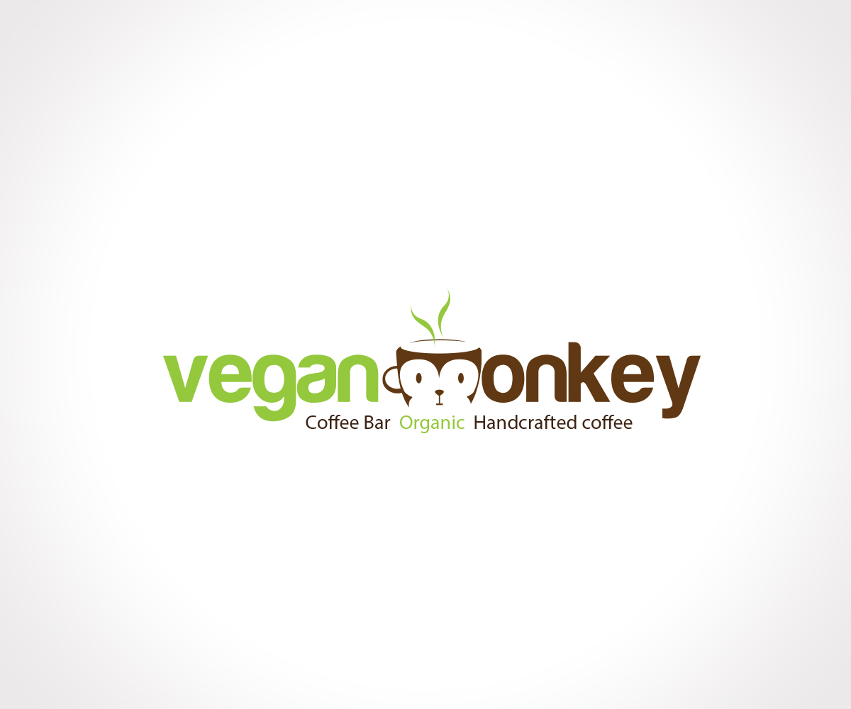 Diseño de Logo por Hartawan® para Vegan Monkey Coffee Bar  | Diseño #3621882