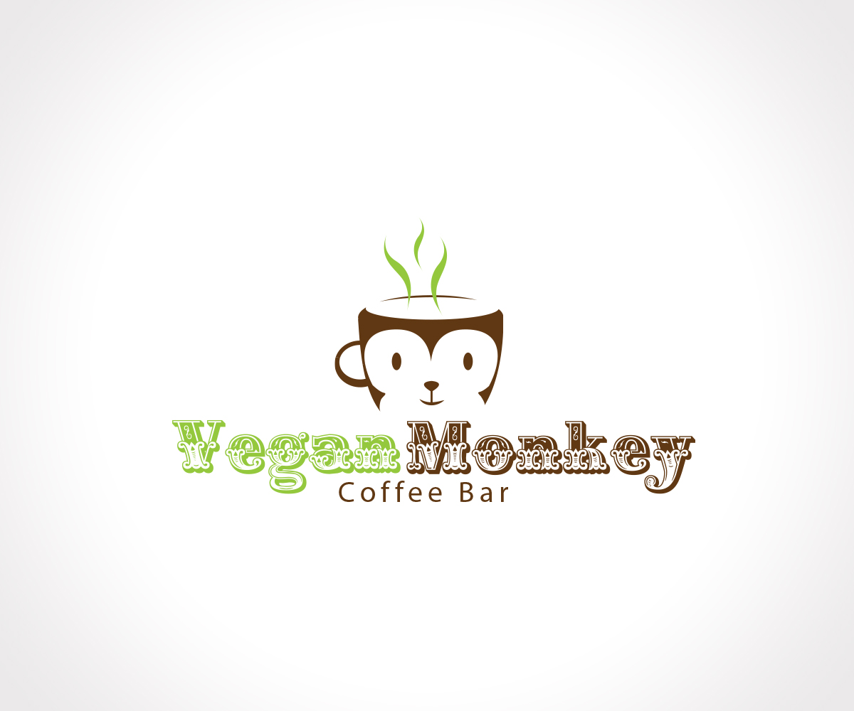 Diseño de Logo por Hartawan® para Vegan Monkey Coffee Bar  | Diseño #3628864