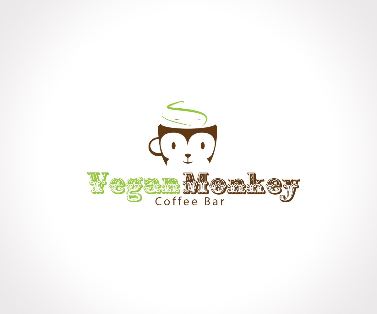 Diseño de Logo por Hartawan® para Vegan Monkey Coffee Bar  | Diseño #3629054