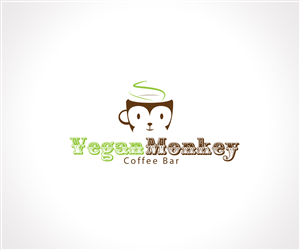Diseño de Logo por Hartawan® para Vegan Monkey Coffee Bar  | Diseño: #3629054