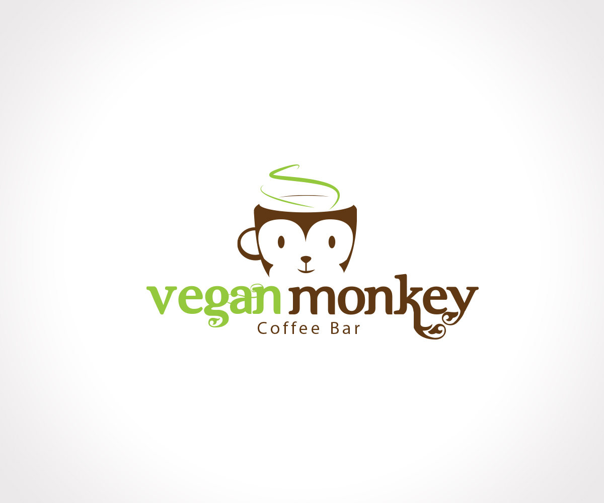 Diseño de Logo por Hartawan® para Vegan Monkey Coffee Bar  | Diseño #3629080