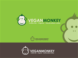 Diseño de Logo por Moustache-Graphics para Vegan Monkey Coffee Bar  | Diseño: #3610044