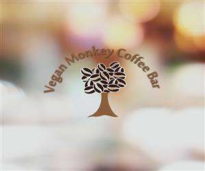 Logo-Design von Sana Ishaq für Vegan Monkey Coffee Bar  | Design #3601477