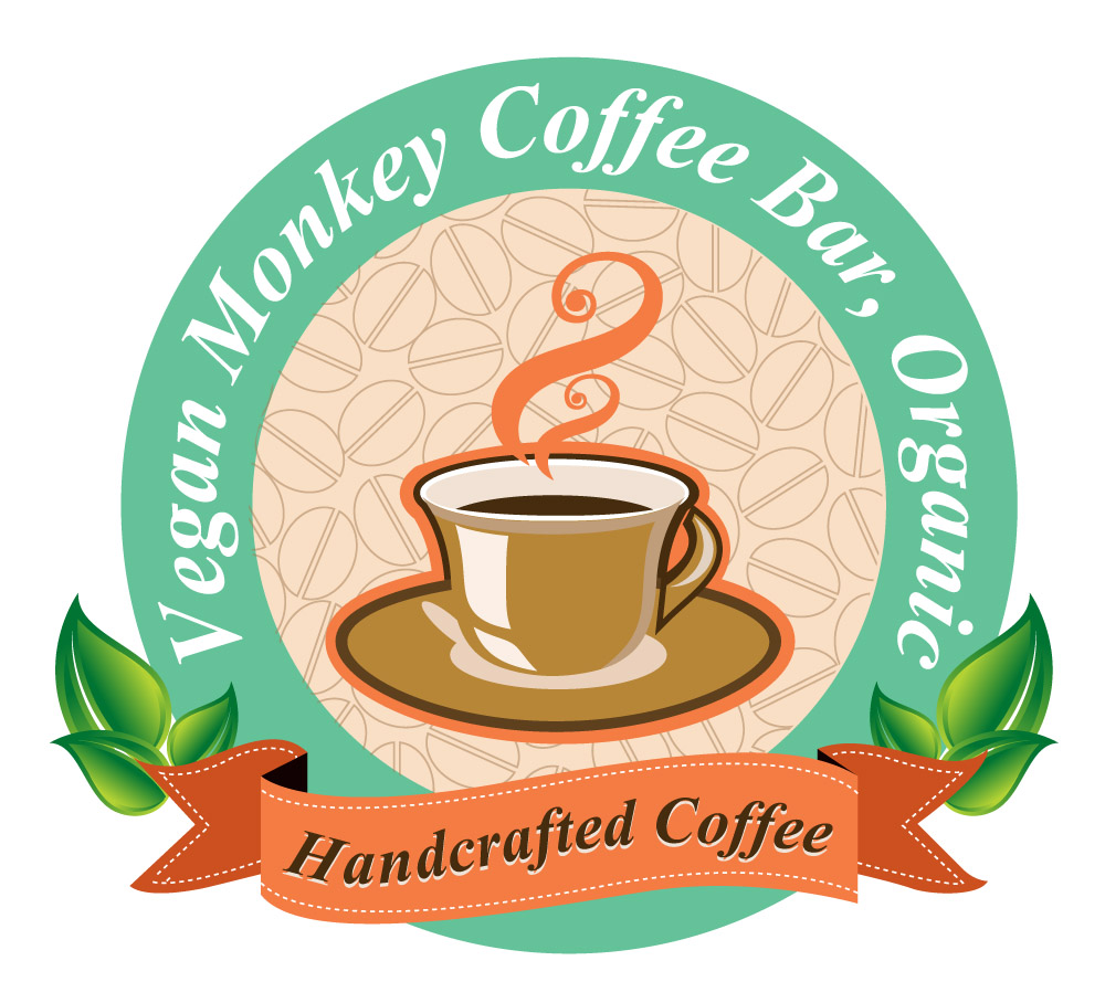Logo Design by luay for Vegan Monkey Coffee Bar  | Design #3618125