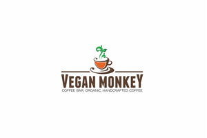 Diseño de Logo por Armir.B para Vegan Monkey Coffee Bar  | Diseño: #3616322