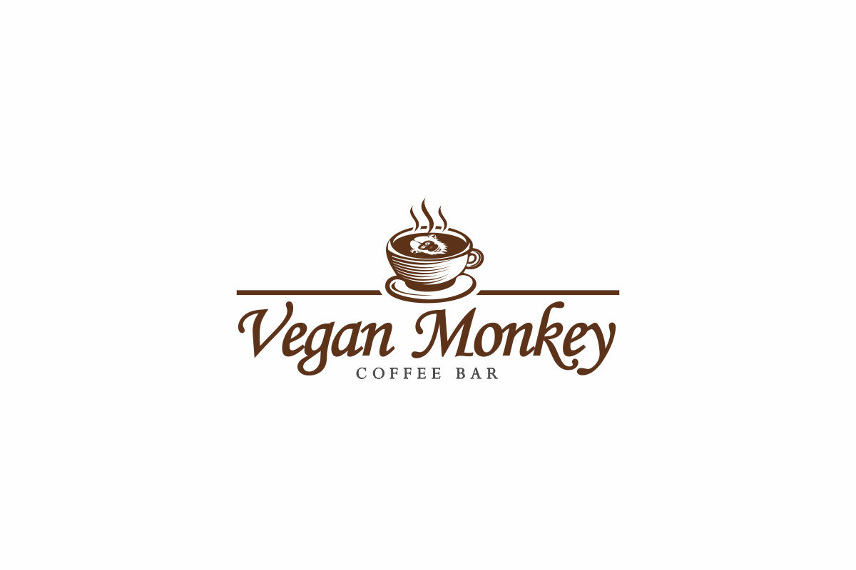 Diseño de Logo por Armir.B para Vegan Monkey Coffee Bar  | Diseño #3618891