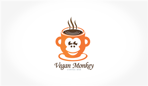 Diseño de Logo por Armir.B para Vegan Monkey Coffee Bar  | Diseño: #3631314