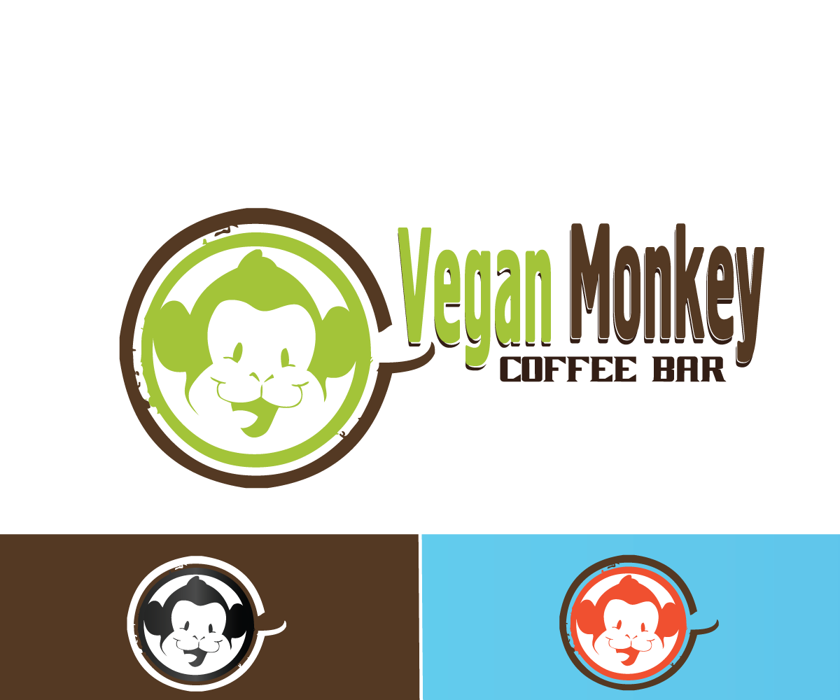 Design de Logo par Dezign by Elite pour Vegan Monkey Coffee Bar  | Design #3631219