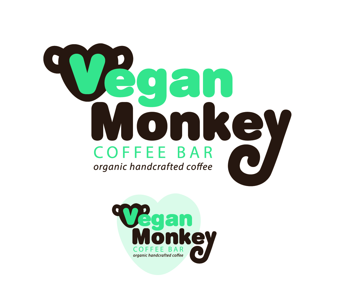 Logo-Design von Emma für Vegan Monkey Coffee Bar  | Design #3630156