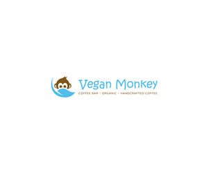 Diseño de Logo por Roy para Vegan Monkey Coffee Bar  | Diseño: #3607747