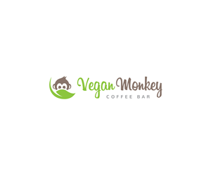 Diseño de Logo por Roy para Vegan Monkey Coffee Bar  | Diseño: #3617318