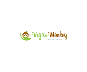 Diseño de Logo por Roy para Vegan Monkey Coffee Bar  | Diseño: #3620328