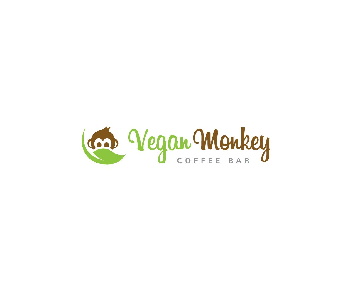 Diseño de Logo por Roy para Vegan Monkey Coffee Bar  | Diseño: #3620333